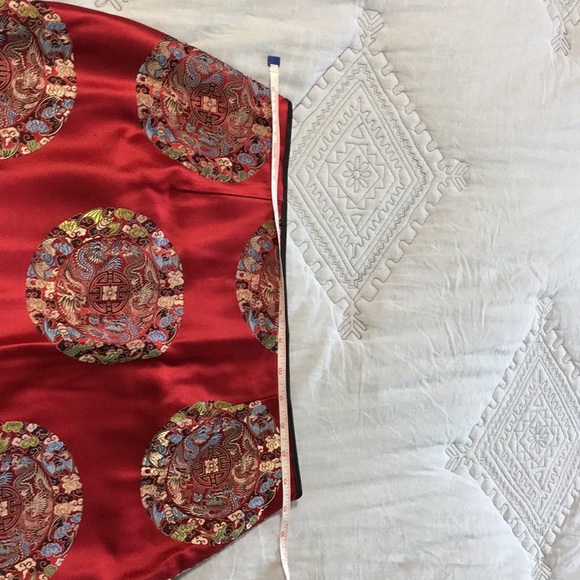 JALOUX GORGEOUS Silk Skirt w/Beaded Fringe… - Picture 11 of 11